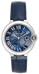 Cartier Ballon Bleu Niebieski/Skóra Ø42 mm WSBB0025