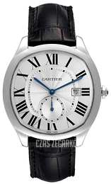 Cartier Drive De Cartier Srebrny/Skóra WSNM0004
