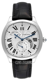 Cartier Drive de Cartier Srebrny/Skóra WSNM0005