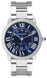 Cartier Ronde Niebieski/Stal Ø42 mm WSRN0023
