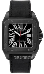 Cartier Santos 100 Czarny/Skóra WSSA0006