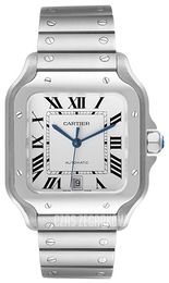 Cartier Santos De Cartier Biały/Stal WSSA0018