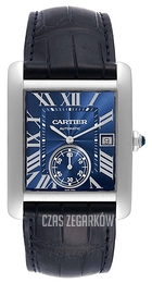 Cartier Tank MC Niebieski/Skóra WSTA0010