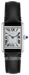 Cartier Tank Must de Cartier Srebrny/Skóra WSTA0060