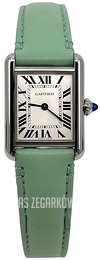 Cartier Tank Must de Cartier Srebrny/Skóra WSTA0061