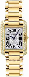 Cartier Tank Anglaise Srebrny/18 karatowe żółte złoto WT100005