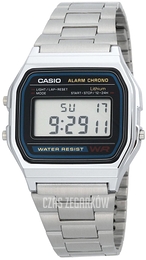 Casio Vintage Czarny/Stal Ø34 mm A158WA-1D