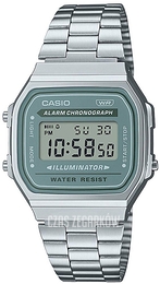 Casio Vintage Stal Ø36.3 mm A168WA-3AYES