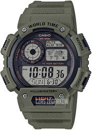 Casio Collection Ekran LCD/Żywica z tworzywa sztucznego Ø43 mm AE-1400WH-3AVEF