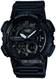 Casio Collection Czarny/Żywica z tworzywa sztucznego Ø52.2 mm AEQ-110W-1BVEF