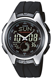 Casio Collection Czarny/Żywica z tworzywa sztucznego Ø43.1 mm AQ-160W-1BVEF