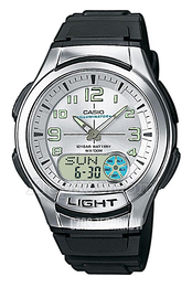 Casio Collection Srebrny/Żywica z tworzywa sztucznego Ø41 mm AQ-180W-7BVES