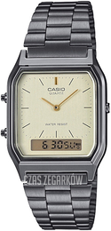 Casio Kremowy/Stal AQ-230EGG-9AEF