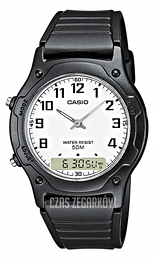 Casio Collection Biały/Żywica z tworzywa sztucznego Ø38.8 mm AW-49H-7BVEF