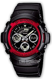 Casio G-Shock Czarny/Żywica z tworzywa sztucznego Ø46.4 mm AW-591-4AER