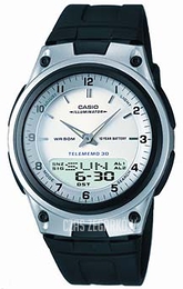 Casio Collection Biały/Żywica z tworzywa sztucznego Ø40 mm AW-80-7AVEF