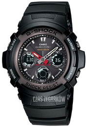 Casio G-Shock Ekran LCD/Żywica z tworzywa sztucznego Ø46.6 mm AWG-101-1AER