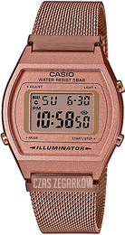 Casio Vintage Ekran LCD/Stal w kolorze różowego złota B640WMR-5AEF