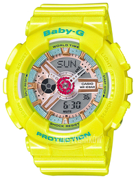 Casio Baby-G Wielokolorowy/Żywica z tworzywa sztucznego Ø44 mm BA-110CA-9AER