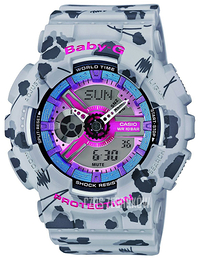 Casio Baby-G Wielokolorowy/Żywica z tworzywa sztucznego Ø42 mm BA-110FL-8AER