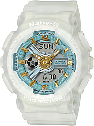 Casio Baby-G Niebieski/Żywica z tworzywa sztucznego Ø43.4 mm BA-110SC-7AER
