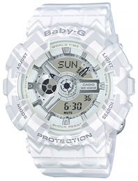 Casio Baby-G Srebrny/Żywica z tworzywa sztucznego Ø46 mm BA-110TP-7AER
