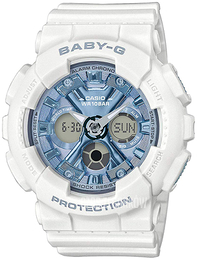 Casio Baby-G Niebieski/Żywica z tworzywa sztucznego Ø43 mm BA-130-7A2ER