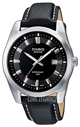 Casio Collection Czarny/Skóra Ø39 mm BEM-116L-1AVEF