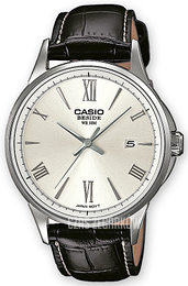 Casio Collection Srebrny/Skóra Ø41 mm BEM-126L-7AVEF