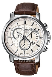 Casio Collection Biały/Skóra Ø44 mm BEM-506L-7AVEF