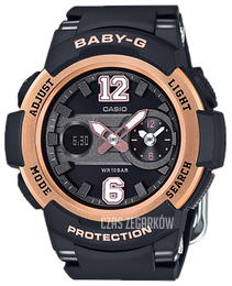 Casio Baby-G Czarny/Żywica z tworzywa sztucznego Ø46 mm BGA-210-1BER