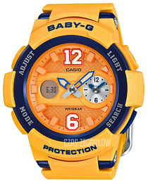 Casio Baby-G Pomarańczowy/Żywica z tworzywa sztucznego Ø46 mm BGA-210-4BER