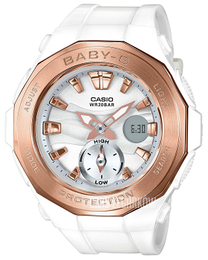 Casio Baby-G Srebrny/Żywica z tworzywa sztucznego Ø46 mm BGA-220G-7AER