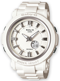 Casio Baby-G Biały/Żywica z tworzywa sztucznego Ø43 mm BGA-300-7A1ER