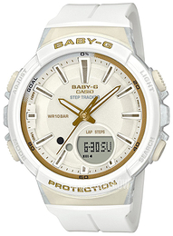 Casio Baby-G Biały/Żywica z tworzywa sztucznego Ø43 mm BGS-100GS-7AER