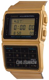 Casio Collection Ekran LCD/Stal w odcieniu złota DBC-611G-1DF