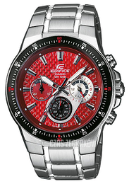 Casio Edifice Czerwony/Stal Ø43.8 mm EF-552D-4AVEF