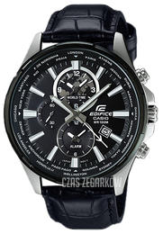 Casio Edifice Czarny/Skóra Ø44.8 mm EFR-304BL-1AVUEF