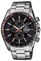 Casio Edifice Czarny/Stal Ø44.4 mm EFR-502D-5AVEF