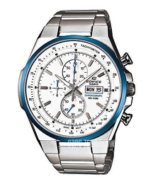 Casio Edifice Biały/Stal 52x46.8 mm EFR-503D-7A2VDF