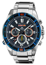 Casio Edifice Czarny/Stal Ø46 mm EFR-534RB-1AER