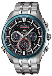 Casio Edifice Czarny/Stal Ø45 mm EFR-537RB-1AER