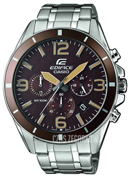 Casio Edifice Brązowy/Stal Ø47 mm EFR-553D-5BVUEF