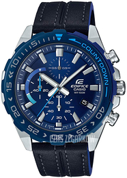 Casio Edifice Niebieski/Skóra Ø48.9 mm EFR-566BL-2AVUEF