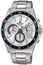 Casio Edifice Srebrny/Stal Ø43.8 mm EFV-570D-7AVUEF