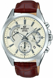 Casio Beżowy/Skóra Ø44 mm EFV-580L-7AVUEF