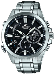 Casio Edifice Czarny/Stal Ø45 mm EQB-510D-1AER