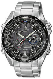 Casio Edifice Czarny/Stal Ø46 mm EQS-500DB-1A1ER