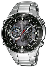 Casio Edifice Czarny/Stal Ø46.9 mm EQW-M1100DB-1AER