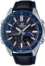Casio Edifice Czarny/Skóra Ø46.9 mm ERA-120BL-2AVEF